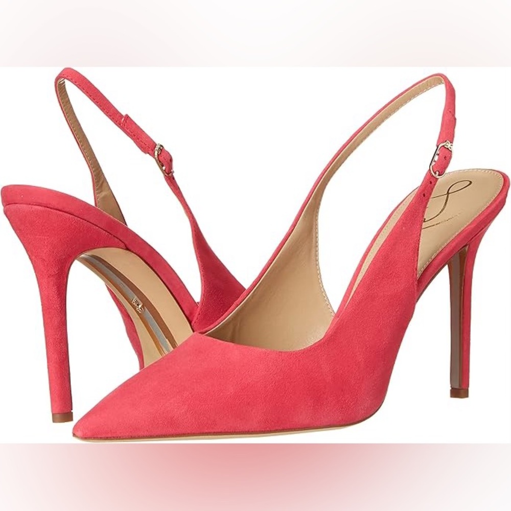 Sam Edelman Women’s Hazel Slingback Pumps | Dhalia Pink size 7.5